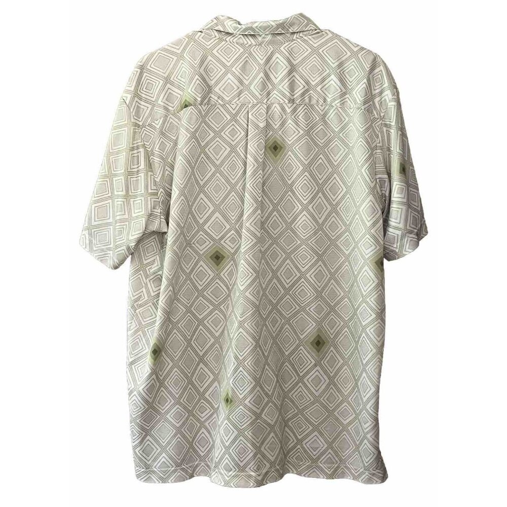 Patagonia Men's XL New Belgium Brewing Short Sleeve Polyester Shirt Sage Green - Picture 5 of 13